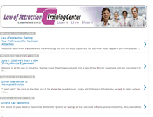 Tablet Screenshot of lawofattractiontrainingcenter.blogspot.com