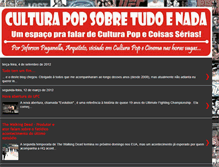 Tablet Screenshot of culturapopsobretudoenada.blogspot.com