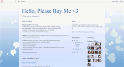 Desktop Screenshot of hellopleasebuyme.blogspot.com