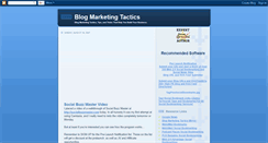 Desktop Screenshot of blogmarketingtactics.blogspot.com