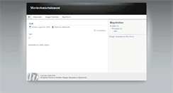 Desktop Screenshot of movies4entertainment.blogspot.com