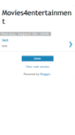 Mobile Screenshot of movies4entertainment.blogspot.com