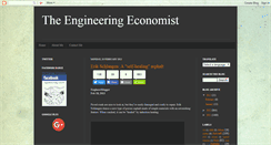 Desktop Screenshot of engineeringeconomist.blogspot.com