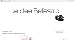 Desktop Screenshot of jedeebellissimo.blogspot.com