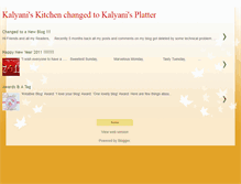 Tablet Screenshot of kalyanikitchen.blogspot.com