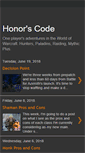 Mobile Screenshot of honorscode.blogspot.com