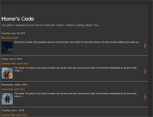 Tablet Screenshot of honorscode.blogspot.com