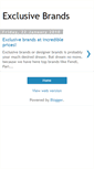 Mobile Screenshot of exclusivebrands21.blogspot.com