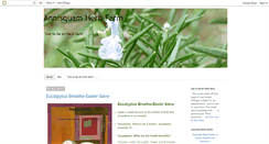 Desktop Screenshot of annisquamherbfarm.blogspot.com