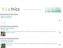 Tablet Screenshot of biotrics.blogspot.com