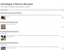 Tablet Screenshot of genealogiamurciana.blogspot.com