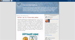 Desktop Screenshot of clubdeinformaticos.blogspot.com