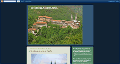 Desktop Screenshot of covadongahoteles.blogspot.com