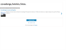 Tablet Screenshot of covadongahoteles.blogspot.com