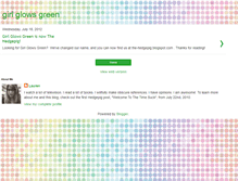 Tablet Screenshot of girlglowsgreen.blogspot.com