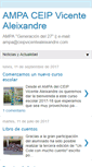 Mobile Screenshot of ampaceipvicentealeixandre.blogspot.com