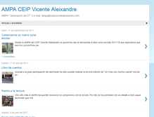 Tablet Screenshot of ampaceipvicentealeixandre.blogspot.com