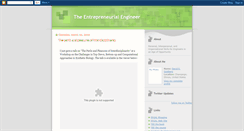 Desktop Screenshot of entrepreneurialengineer.blogspot.com