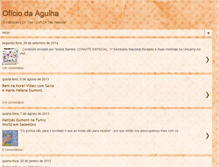 Tablet Screenshot of oficiodaagulha.blogspot.com