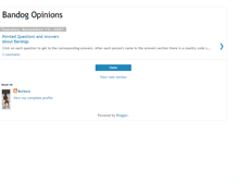 Tablet Screenshot of bandogopinions.blogspot.com