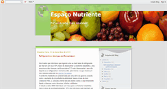 Desktop Screenshot of espaconutriente.blogspot.com