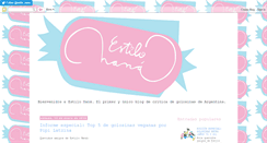 Desktop Screenshot of estilo-nana.blogspot.com