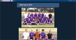 Desktop Screenshot of nrhssoccer2010.blogspot.com