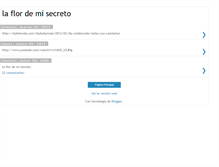 Tablet Screenshot of laflordmisecreto.blogspot.com