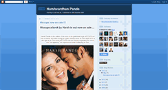 Desktop Screenshot of harshpande.blogspot.com