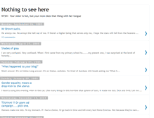 Tablet Screenshot of nothing-in-writing.blogspot.com