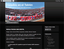 Tablet Screenshot of cruzadoseneltablon.blogspot.com