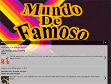 Tablet Screenshot of mundodefamoso.blogspot.com