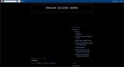 Desktop Screenshot of indian-celebs-news.blogspot.com
