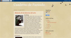 Desktop Screenshot of cuadernodefacundo.blogspot.com