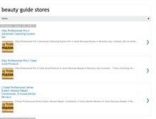 Tablet Screenshot of beautyguidestores.blogspot.com