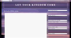 Desktop Screenshot of jehovahs-witnesses-letyourkingdom.blogspot.com