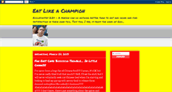 Desktop Screenshot of eatlikechampion.blogspot.com