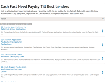 Tablet Screenshot of cashfastneedpaydaytillbestlenders.blogspot.com