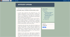 Desktop Screenshot of advogadocapixaba.blogspot.com