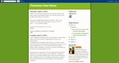 Desktop Screenshot of pentwater-real-estate.blogspot.com