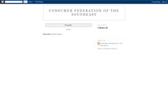 Desktop Screenshot of consumerfederationse.blogspot.com