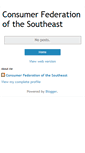 Mobile Screenshot of consumerfederationse.blogspot.com