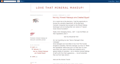 Desktop Screenshot of luvmyminerals.blogspot.com