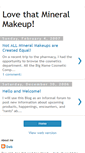 Mobile Screenshot of luvmyminerals.blogspot.com