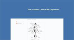 Desktop Screenshot of acupressureforlabor.blogspot.com