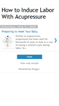 Mobile Screenshot of acupressureforlabor.blogspot.com
