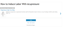 Tablet Screenshot of acupressureforlabor.blogspot.com