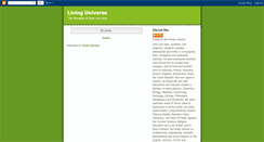 Desktop Screenshot of livinguniverse-imre.blogspot.com