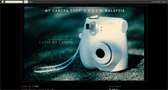 Desktop Screenshot of mycamerashop.blogspot.com