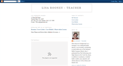 Desktop Screenshot of lisarooneyteacher.blogspot.com